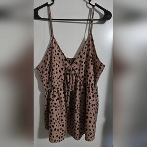 Dalmation Print Blouse